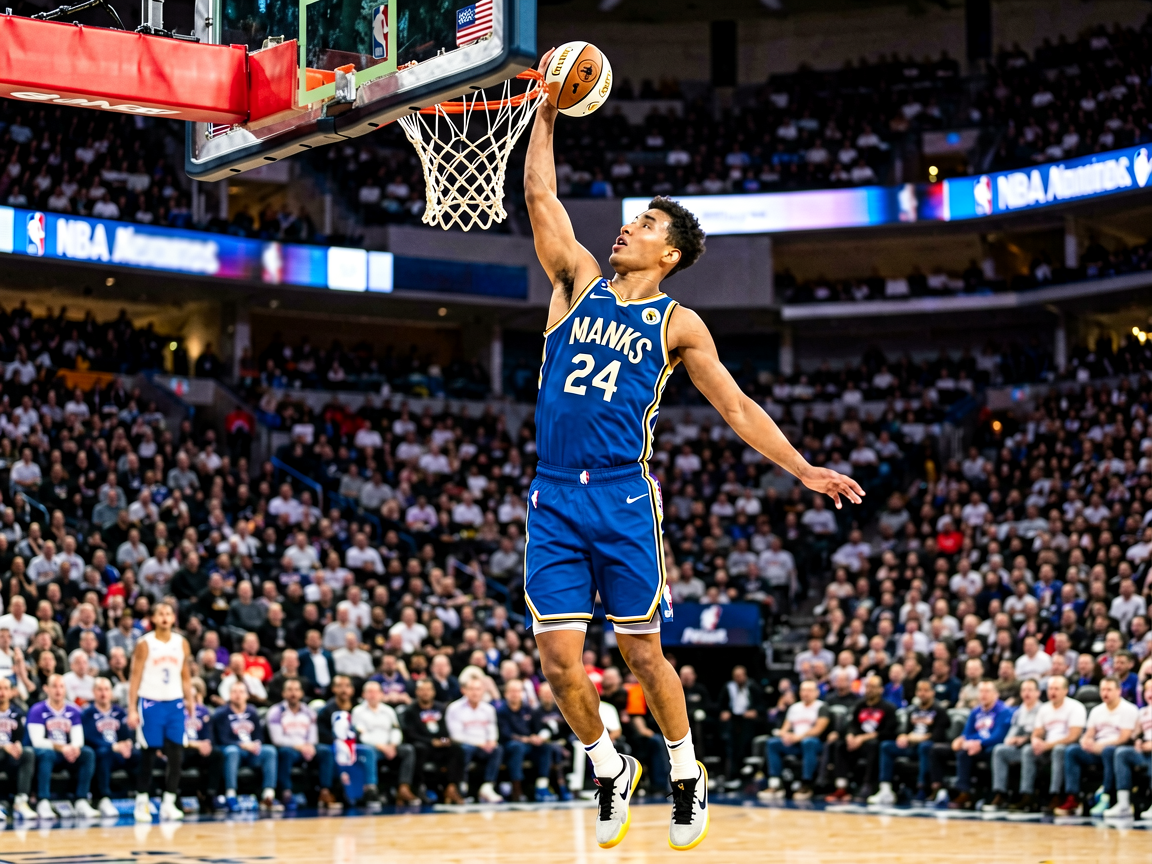 NBA比赛中球员突破上篮的精彩瞬间